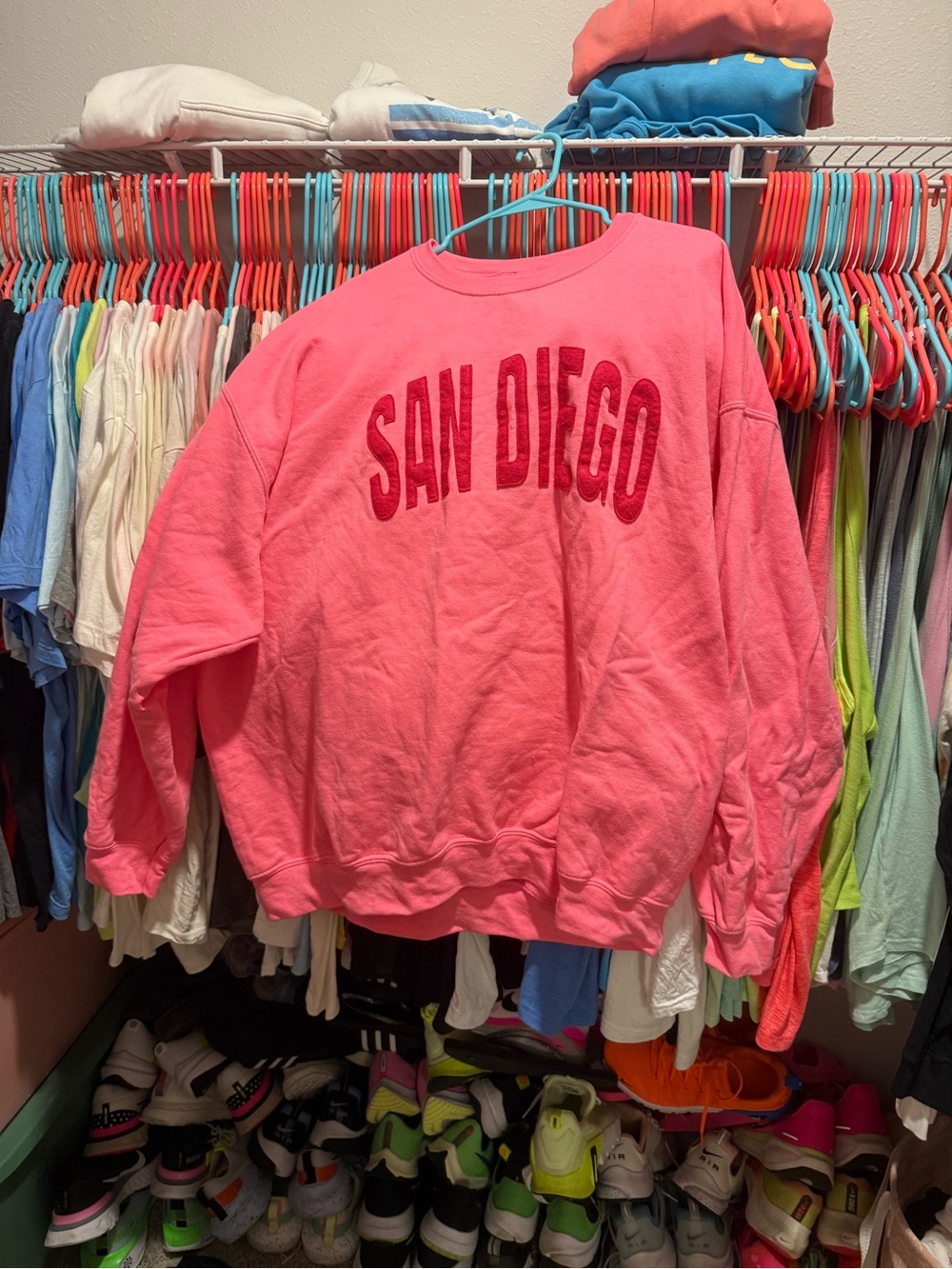 Pink San Diego Graphic Sweatshirt